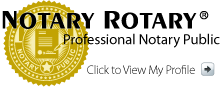 Notary Rotary &mdash; Professional Notary Public. View my profile.